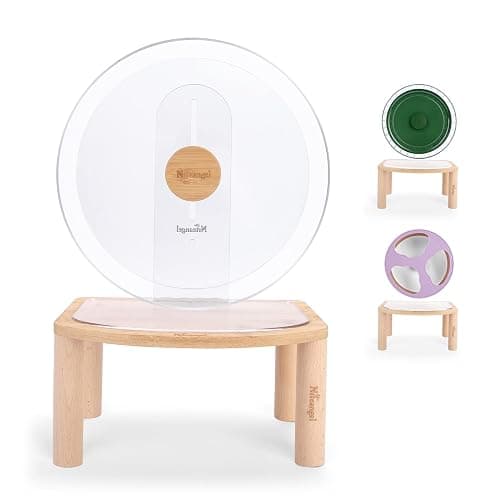 Niteangel Anti-Slide Hamster Wheel Platform for Super-Silent, Acrylic, Wooden, and Cloud Series Wheels (Small) thumbnail 8