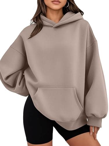 WYNNQUE Hoodies for Women Oversized Sweatshirts Fall Fashion Outfits 2026 Casual Sweaters Tops Fleece Workout Winter Clothes - Image 1