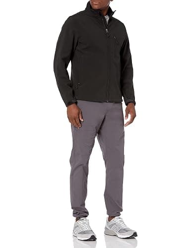 Amazon Essentials Men's Water-Resistant Softshell Jacket thumbnail 5