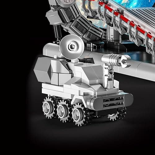 Beamryx Tunnel Mirror Building Blocks Toy, Tunnel Ring Model with Battle Vehicle, Gifts for Sci-Fi Movie Lovers, Boys and Girls 6+ (855Pcs) Compatible with Lego thumbnail 7
