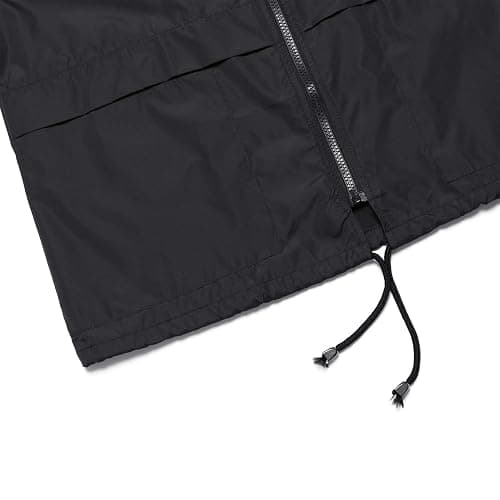 PESION Women's Waterproof Raincoat Lightweight Rain Jacket Hooded Windbreaker with Pocket for Outdoor thumbnail 5