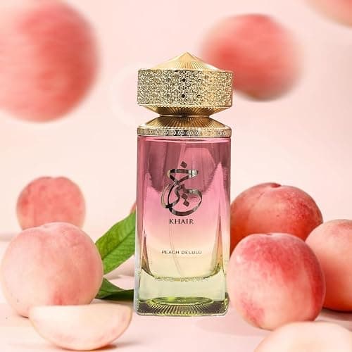 Paris Corner | Khair Peach Delulu Eau de Parfum for Women – 3.4 Fl Oz | Sophisticated Gourmand Perfume with Peach, Nectarine, Guava, Vanilla & Florals | Long Lasting Luxury Fragrance thumbnail 4
