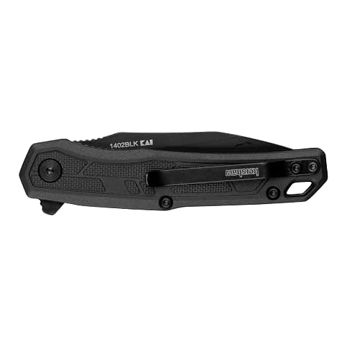 Kershaw Appa Folding Tactical Pocket Knife, SpeedSafe Opening, 2.75 inch Black Blade and Handle, Small, Lightweight Every Day Carry thumbnail 5