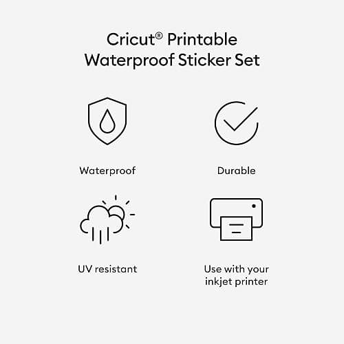 Cricut Joy Xtra Printable Waterproof Sticker Set- White thumbnail 6