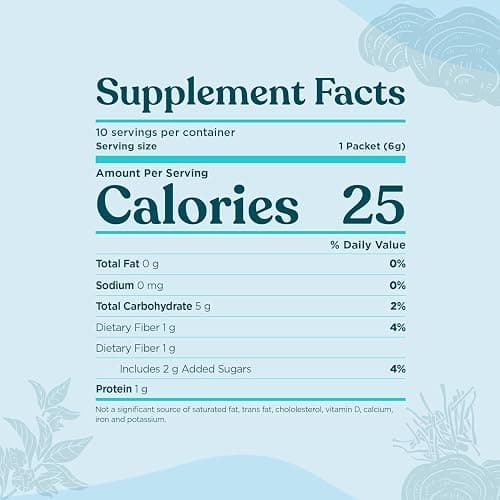 Four Sigmatic Calm Mushroom Cacao Mix | Organic Instant Cacao with Organic Reishi Mushroom Powder | Supports Calm & Relaxation | Drink it or Bake with it | Vegan, Gluten-Free, Dairy-Free | 10 Count thumbnail 4