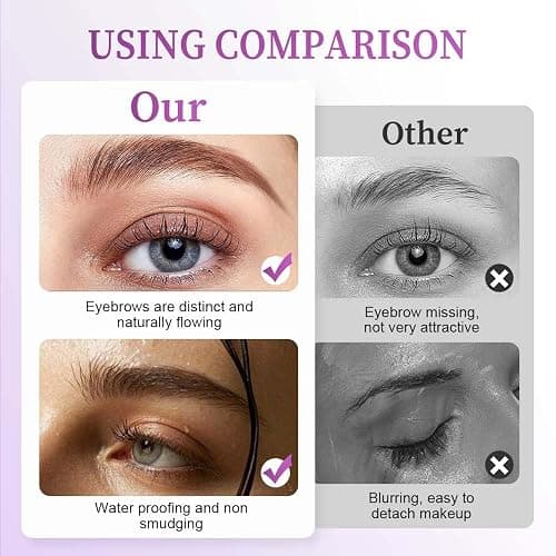 Iron Wand Mascara, Waterproof Metal Wand Mascara Volume and Length, Brushless Mascaras for Long Lasting No Clumping 3D Curling Eyelash (Black) thumbnail 5