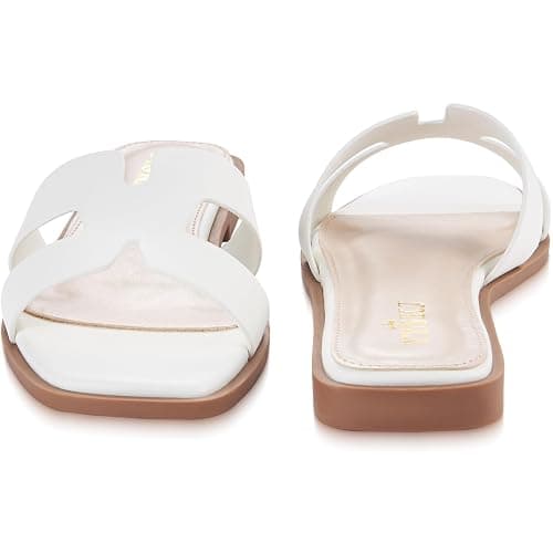 YTSKJ Sandals for Women 2026 Dressy Slides Flat Open Toe Comfortable Soft Leather Slip On Ladies Casual Wide Width Cute Trendy Shoes Summer Beach thumbnail 8