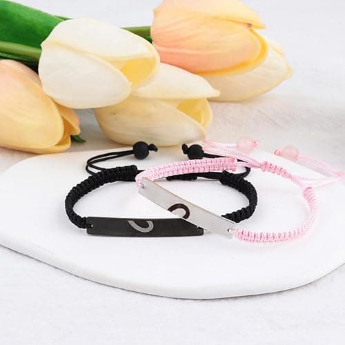 CXLDTE Matching Heart Bracelets for Dad Daughter Birthday Valentine's Father's Day Gifts Christmas Gifts thumbnail 4