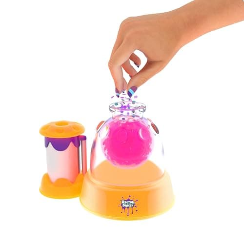 Doctor Squish Squishy Maker Station Neon | DIY Make Your Own Glow in The Dark Squishies Kit | All Inclusive with Glowing Sparkles & Slime Powder | Ages 8 & Up thumbnail 4