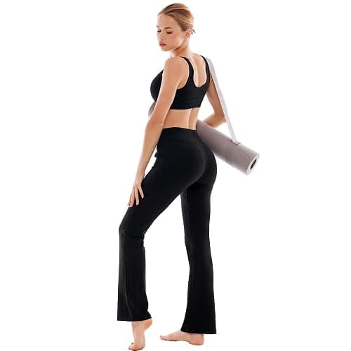 Ipletix Flare Leggings for Women-Bootcut Yoga Pants for Women High Waisted Flared Leggings Dress Pants thumbnail 6