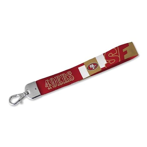 Rico Industries NFL Football Standard Wrist Lanyard Key Chain, Cute Wristlet Strap Holder for Car Keys ID Badges Card Wallet - Image 1