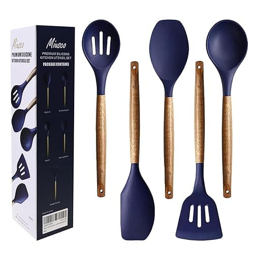 Miusco Silicone Kitchen Utensils Set