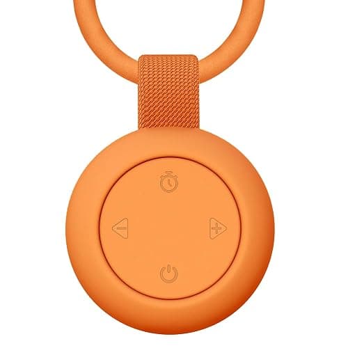 Portable Baby Sound Machine & Essentials for Babies & Kids-Orange | White Noise Machine[Timer Function][20 Soothing Sounds][15 Hours Battery Life]Travel,Registry,Gifts,Clips on Baby Stroller - Image 1