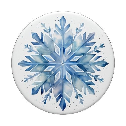 Watercolour Snowflake PopSockets Adhesive PopGrip thumbnail 3