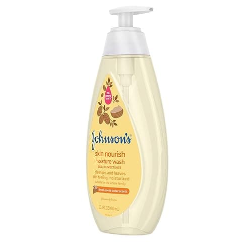 Johnson's Baby Skin Nourishing Moisture Baby Body Wash with Shea & Cocoa Butter, Hypoallergenic & Tear Free Baby Bath Wash, Paraben-, Dye-, Sulfate & Phthalate-Free, 20.3 fl. oz thumbnail 13
