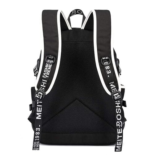 WANHONGYUE Hatsune Miku Anime Cosplay Schoolbag Rucksack 15.6" Laptop Backpack with USB Charging Port Red / 5 thumbnail 6
