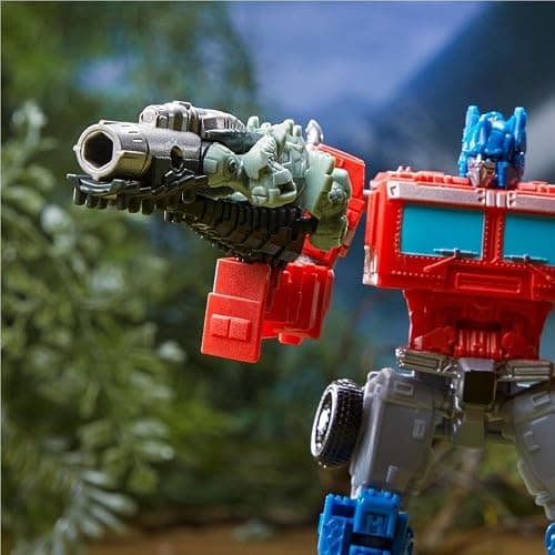 Transformers Toys Rise of the Beasts Movie, Beast Alliance, Beast Battle Masters Skullcruncher Action Figure - Ages 6 and Up, 3-inch thumbnail 5