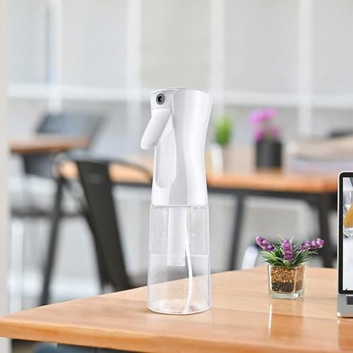 URAQT Sprühflasche Haar, 2 ml Wasserzerstäuber Wasserflaschens Friseur Sprühflaschen Spray Bottle, Salon Wasser Sprüher Friseur Haar Werkzeug für Haar, Weiß Transparent thumbnail 2
