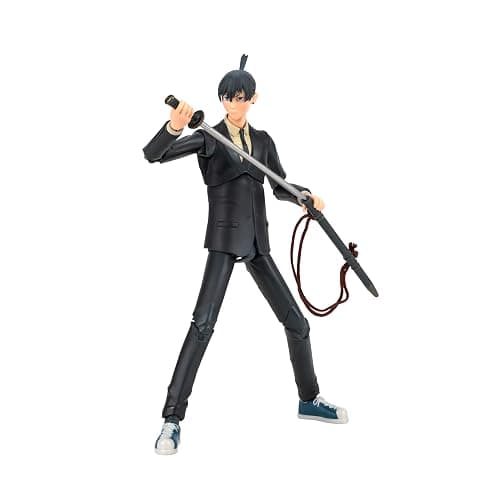 Total Anime AKI Hayakawa - 6.5-Inch Figure with Swappable Faceplates, Alternate Hands, Weapons, and Fox Devil thumbnail 5