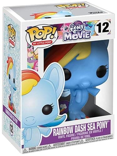 Funko POP MLP: My Little Pony Movie - Rainbow Dash Sea Pony (Styles May Vary) Collectible Vinyl Figure - Image 1