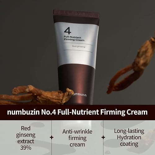 numbuzin No.4 Cream | Full-Nutrient Firming Cream | Skin Elasticity, Wrinkle Care, Anti-aging, Deeply Nourishing, Hydration | Red Ginseng, Panthenol, Niacinamide, Bifida | 2.02 fl. oz. thumbnail 9