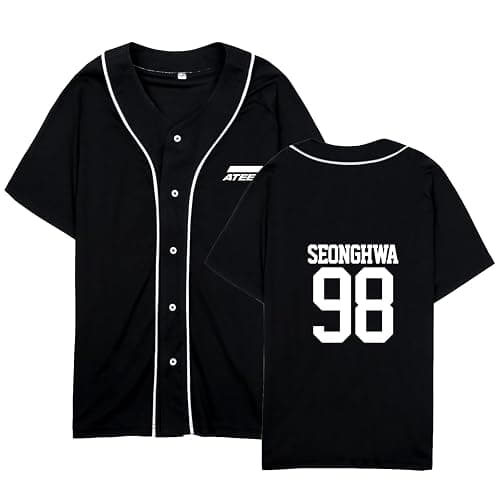 Xkpopfans Baseball Jersey T-Shirts Hong-Joong Seong-HWA Yun-Ho Tee Shirt - Image 1