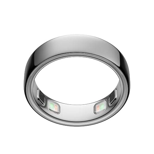 Oura Ring 5 - Silver - Size 6 - World’s Smallest Smart Ring - Sleep, Activity, Women’s Health, AI Advisor, 1 Week of Battery Life, Size Before You Buy, Android & iOS Compatible - Image 1
