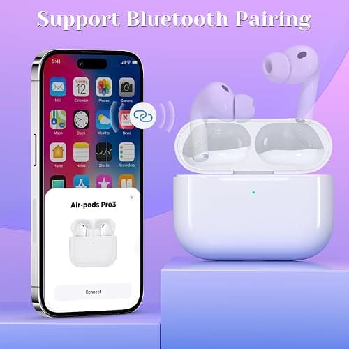 Compatible for AirPods Pro 3 Gen Wireless Charging Case, Type C Charging Port Charging Case for AirPod Pro 3 Charging Case with Bluetooth Touch Sensing thumbnail 5