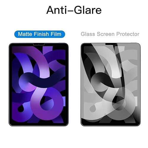 JETech Paper Screen Protector for iPad Air 5/4 (10.9-Inch, 2022/2020 Model, 5th/4th Generation), Anti-Glare, Matte PET Paper Film for Drawing thumbnail 5