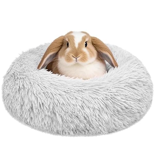 Tierecare Bunny Bed Rabbit Hideout Large Soft & Comfortable Small Animal Bedding Cozy Bed Mat Warm Hideaway Cage Accessories for Guinea Pig - Image 1