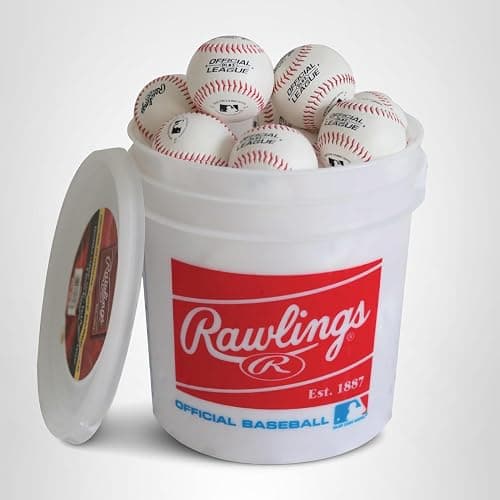 Rawlings | Official League Recreational Use Practice Baseballs | Youth/8U | OLB3 | Bucket | 24 Count thumbnail 10