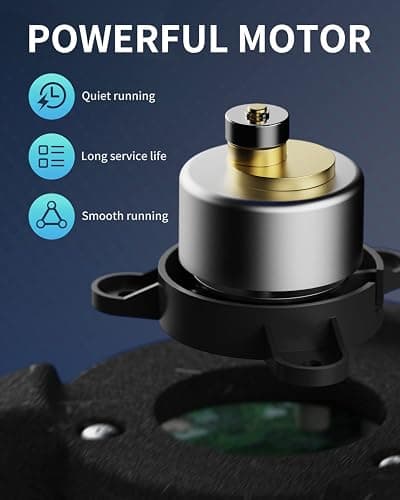 Mini Vortex Mixer with Extra Interchangeable Silicone Cap, Lab Vortex Shaker with Touch Function, 5600rpm, 6mm Orbital Diameter, for Acylic Paints, Nail Polish, Test Tubes, Green thumbnail 4