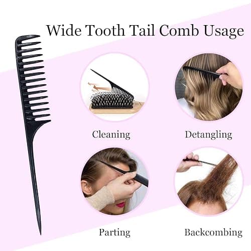 Hair Brush Boar Bristle Hairbrush for Thick Curly Thin Long Short Wet or Dry Hair Adds Shine and Makes Hair Smooth, Best Paddle Hair Brush for Men Women Kids thumbnail 5