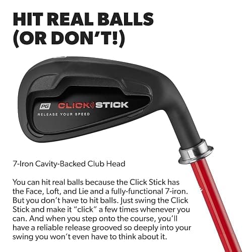 Performance Golf Click Stick - Swing Trainer for Automatic Release I Auditory Feedback I Core Golf Swing Mechanics Improvement thumbnail 6