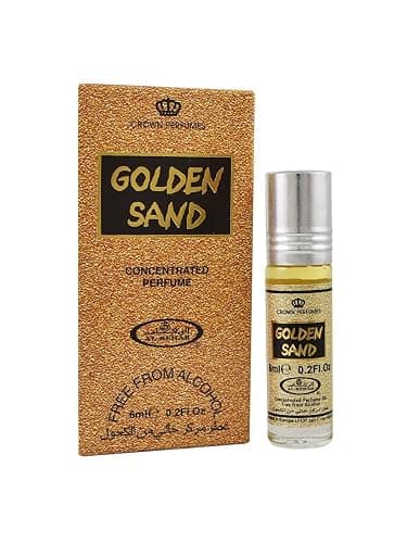 Golden Sand Concentrated Perfume Oil 6ml Long Lasting Fragrance for Unisex Pck of 1 - Image 1