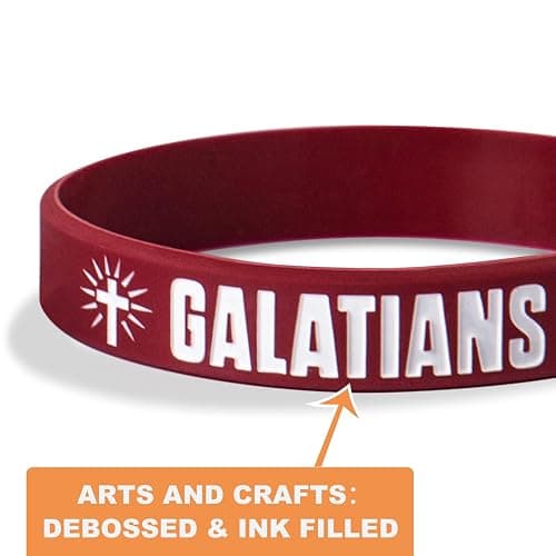 CYCLUSIVE 12 Pieces Christian Bible Verses Silicone Wristbands-Popular Bible Verses Faith Rubber Bracelets-Religious Gifts-Jesus Bracelets for Men Women thumbnail 5