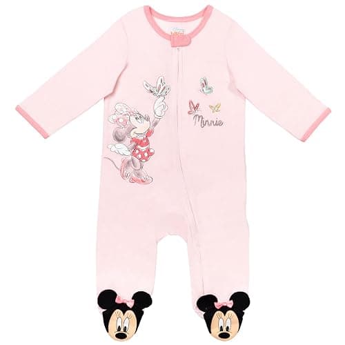 Disney Baby Girls 2 Pack Zip Up Sleep N' Plays Newborn to Infant Sizes (Newborn - 24 Months) thumbnail 2