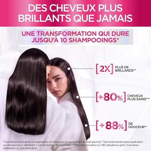 L'Oréal Paris - Sérum Sans Rinçage pour Cheveux Ternes - En Manque de Brillance - Acide Glycolique - Protocole de Soin Capillaire - Elseve Glycolic Gloss - 150 ml thumbnail 4