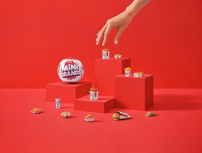 Mini Brands KFC® Series 1 Mystery Capsule by ZURU Real Miniature KFC® Brand Collectible Toy, Capsules of 5 Mystery Miniature KFC® for Girls, Teens, Adults and Collectors thumbnail 2