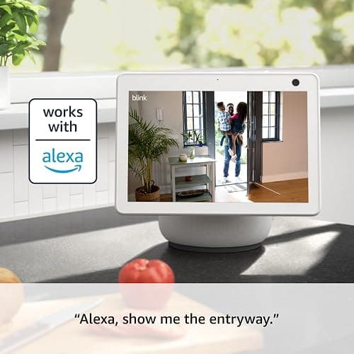 Blink Mini 2 — Home Security & Pet Cameras with HD video, color night view, motion detection, two-way audio, and built-in spotlight — 2 cameras (White) thumbnail 5