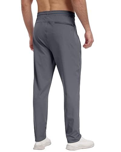 PARISDIARY 3 Pack Mens Athletic Sweatpants with Zipper Pockets,Workout Gym Joggers Pants for Men Running Jogging Pants thumbnail 5