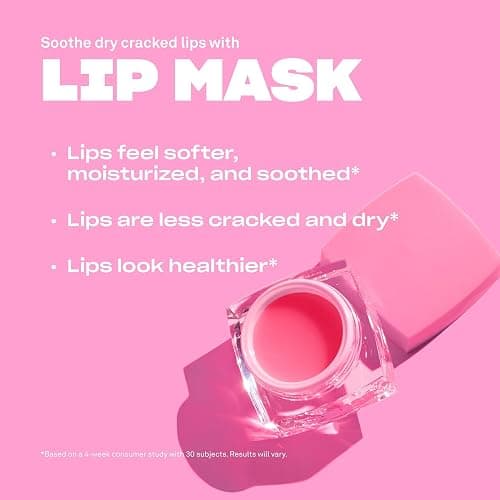 Babe Original Babe Glow Fragrance-Free Lip Sleeping Mask for Softer Lips, Hyaluronic Acid & Antioxidant Infused for Smoother, Moisturized Lips, Unscented, Cruelty-Free… thumbnail 4