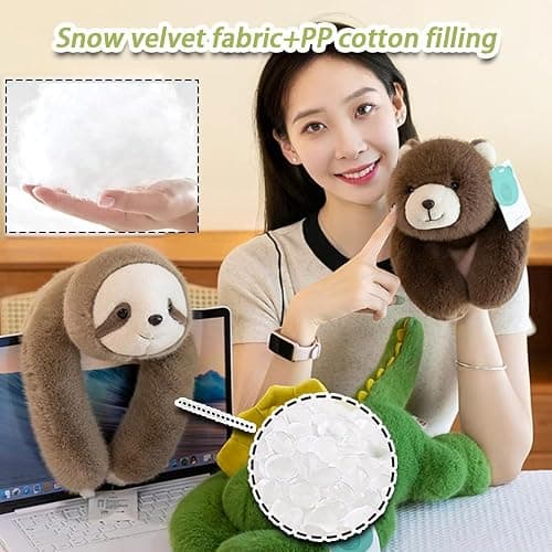 Weighted Plush Animals, The Weighted Animals for Adult, Hugging Pillow for Anxiety Relief & Sleep Support (Panda, 30CM) thumbnail 7