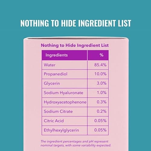 Good Molecules Hyaluronic Acid Serum - 1% Hyaluronic Acid Non-greasy Ultra Hydrating Serum, Facial Moisturizer for Plumper Skin, Skin Care for Face thumbnail 5