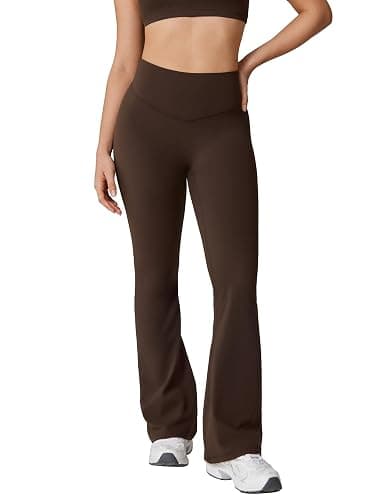 UNISSU Hugcurve No Front Seam High Waisted Flare Leggings for Women Bootcut Yoga Pants Buttery Soft - 29.5''/31.5''/33.5'' - Image 1