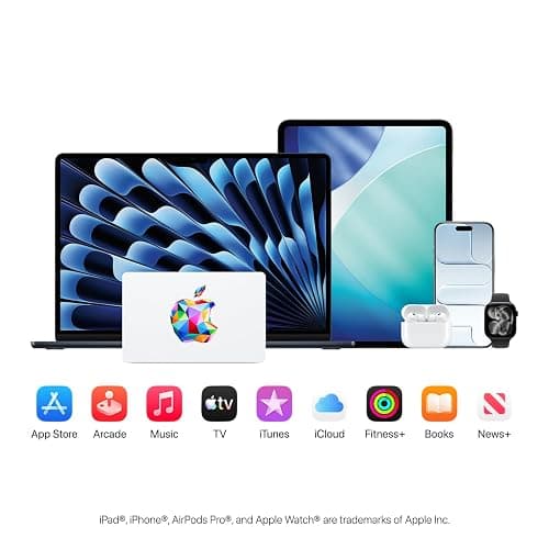 Apple Gift Card - App Store, iTunes, iPhone, iPad, AirPods, MacBook, accessories and more thumbnail 7