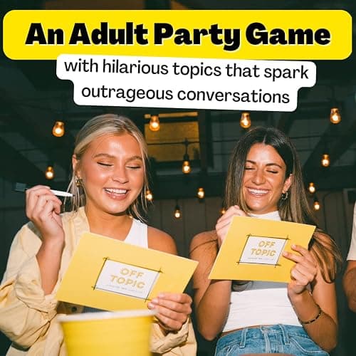 OFF TOPIC Party Game for Adults - Fun Adult Board Games for Groups of 2-8 Players - Hilarious Game Night Card Game for Friends, Family & More thumbnail 3