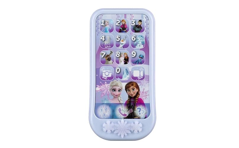 eKids Disney Frozen Toy Phone for Kids, Toddler Toys with Preschool Learning Activities Designed for Fans of Frozen Toys - Image 1