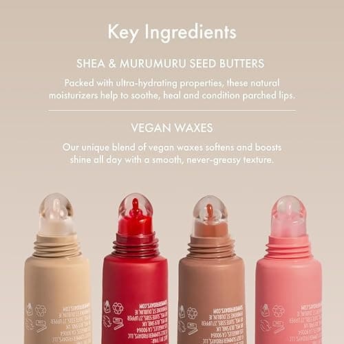 Summer Fridays Tinted Lip Butter Balm - Conditioning Vegan Lip Balm for Instant Moisture, Shine & Hydration - Sheer-Tinted, Soothing Skincare - Pink Sugar (.5 Oz) thumbnail 6