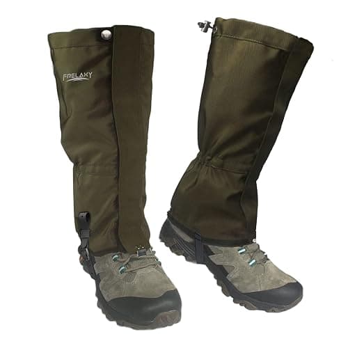 Frelaxy Leg Gaiters Ultra HIGH-Performance Hunting Gaiters, 100% Waterproof Hiking Gaiters with Upgraded Rubber Foot Strap, Adjustable Snow Boot Gaiters - Image 1